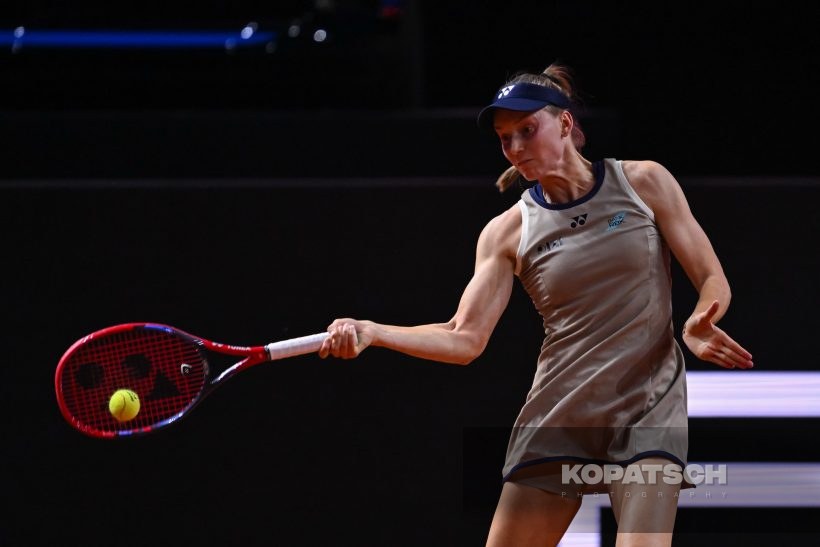 during the Women’s Singles second round match — 2026 Stuttgart PTGP