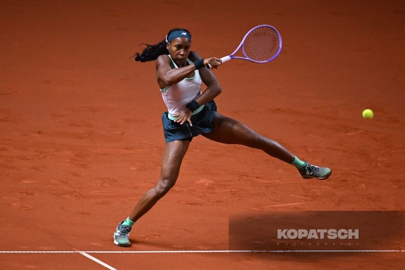 during the Women’s Singles second round match — 2026 Stuttgart PTGP