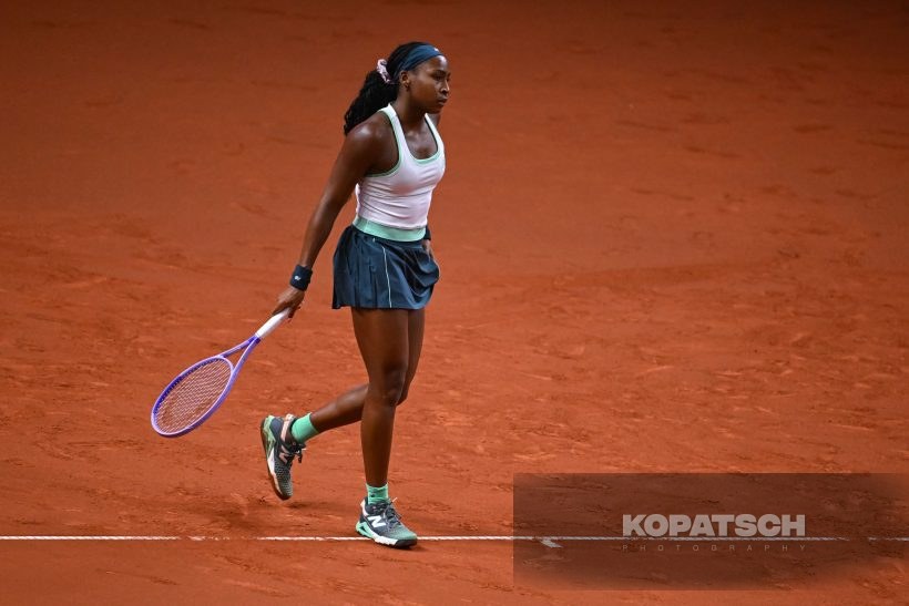 during the Women’s Singles second round match — 2026 Stuttgart PTGP