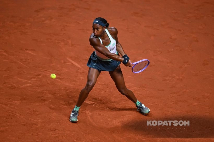 during the Women’s Singles second round match — 2026 Stuttgart PTGP