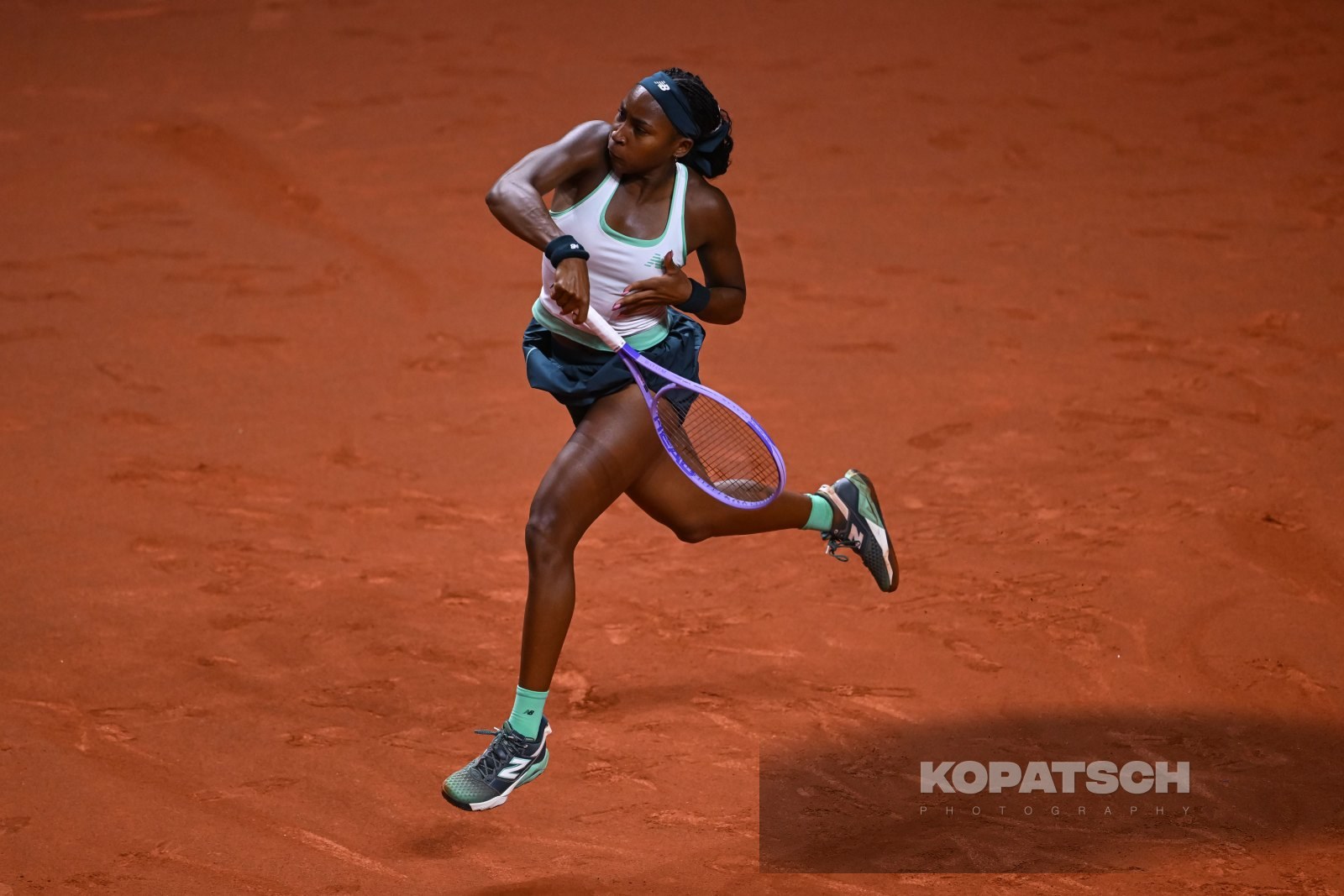 during the Women’s Singles second round match — 2026 Stuttgart PTGP