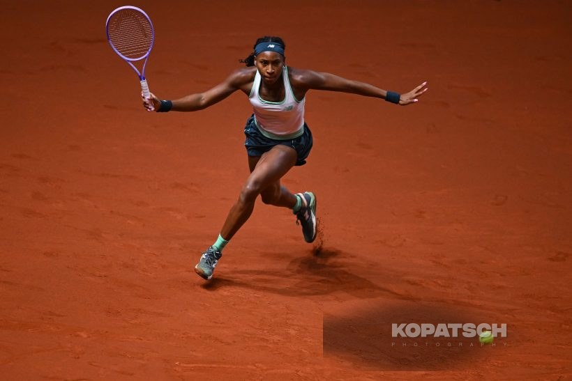 during the Women’s Singles second round match — 2026 Stuttgart PTGP