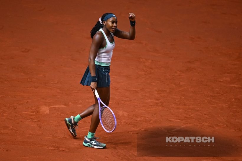 during the Women’s Singles second round match — 2026 Stuttgart PTGP