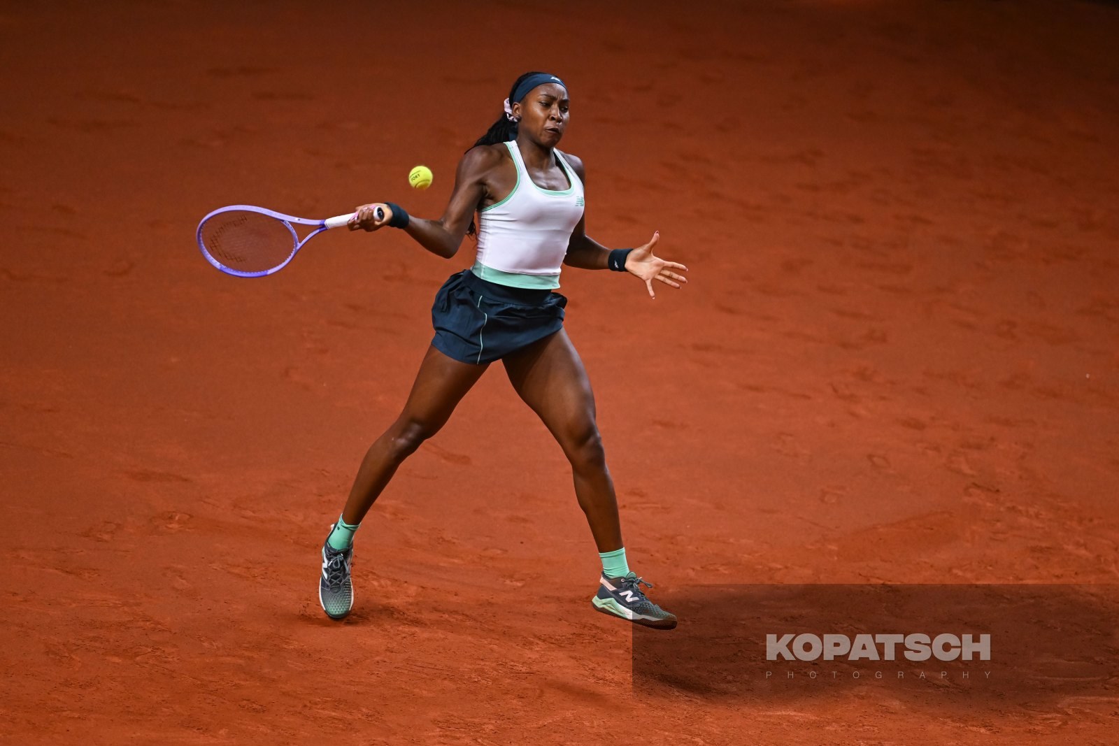 during the Women’s Singles second round match — 2026 Stuttgart PTGP