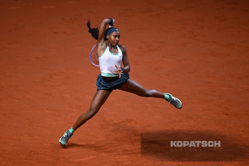 during the Women’s Singles second round match — 2026 Stuttgart PTGP