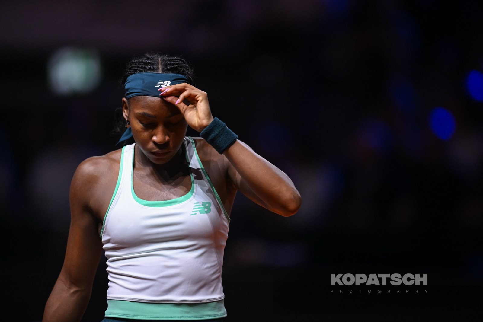 during the Women’s Singles second round match — 2026 Stuttgart PTGP