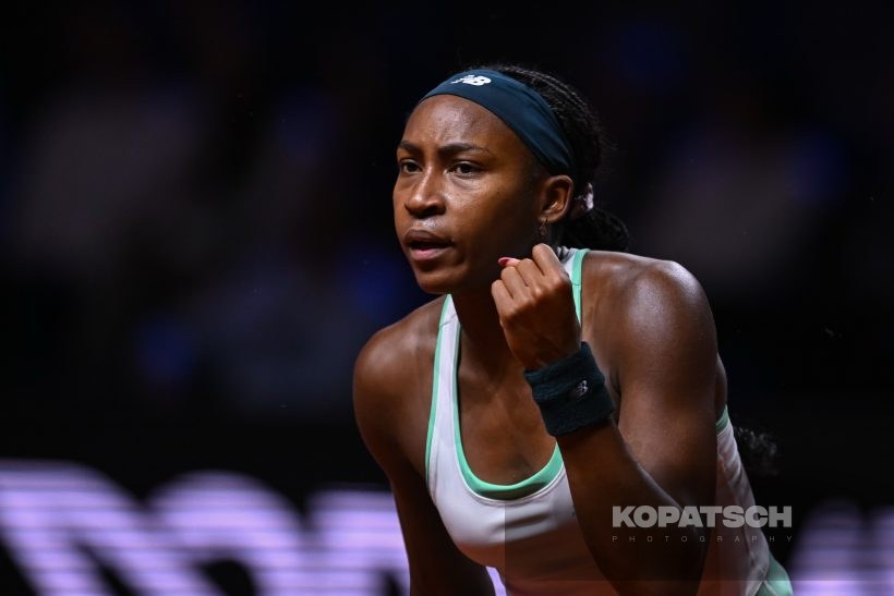 during the Women’s Singles second round match — 2026 Stuttgart PTGP