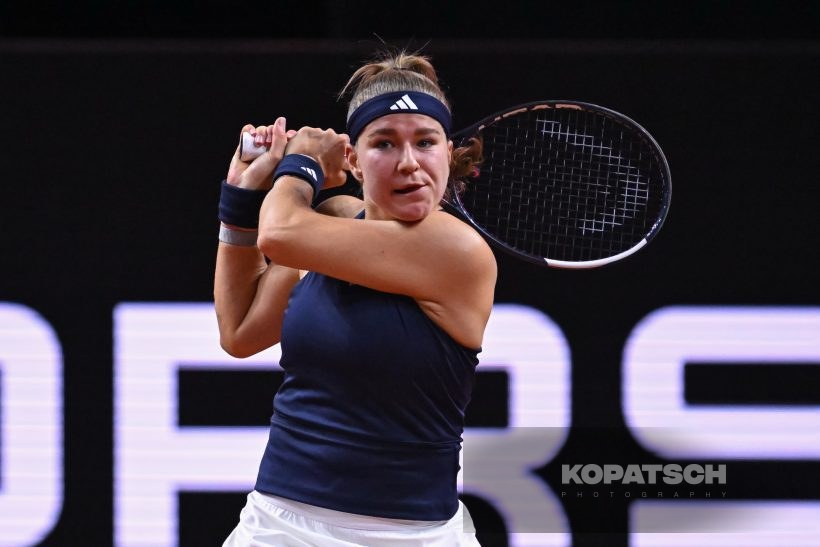 during the Women’s Singles second round — 2026 Stuttgart PTGP