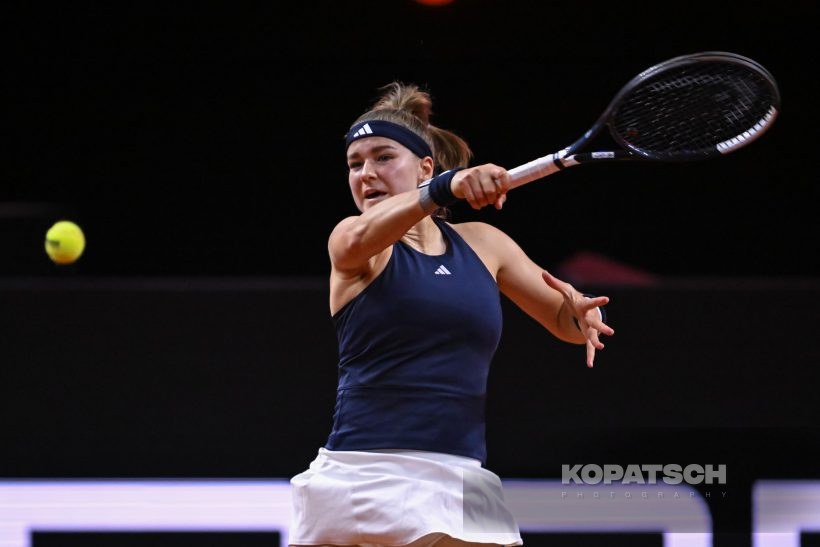 during the Women’s Singles second round — 2026 Stuttgart PTGP