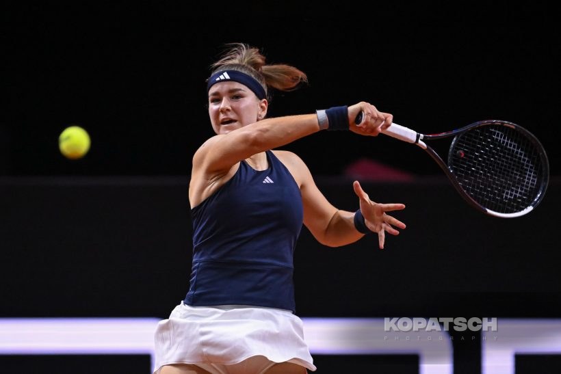 during the Women’s Singles second round — 2026 Stuttgart PTGP
