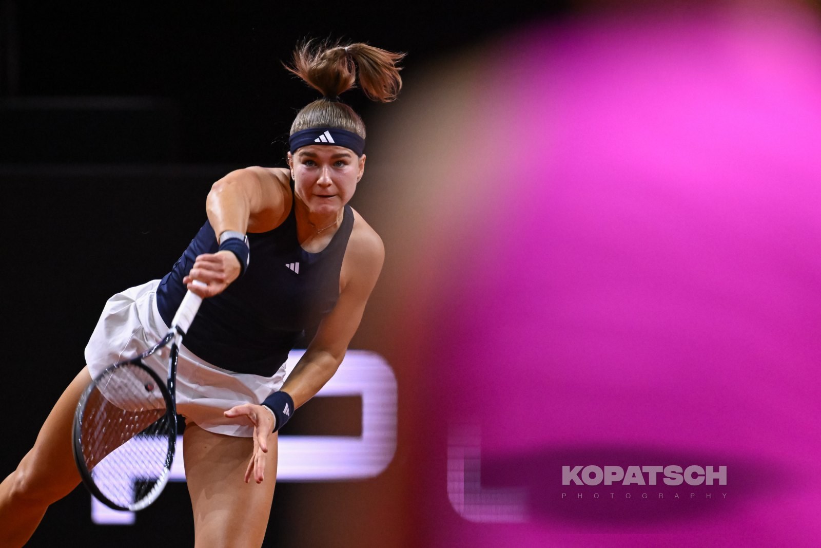 during the Women’s Singles second round — 2026 Stuttgart PTGP