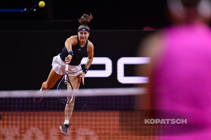 during the Women’s Singles second round — 2026 Stuttgart PTGP