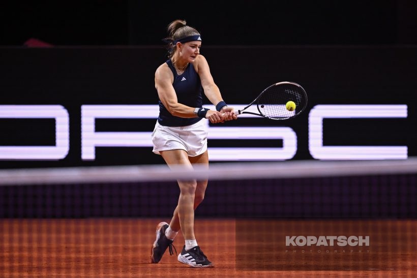during the Women’s Singles second round — 2026 Stuttgart PTGP