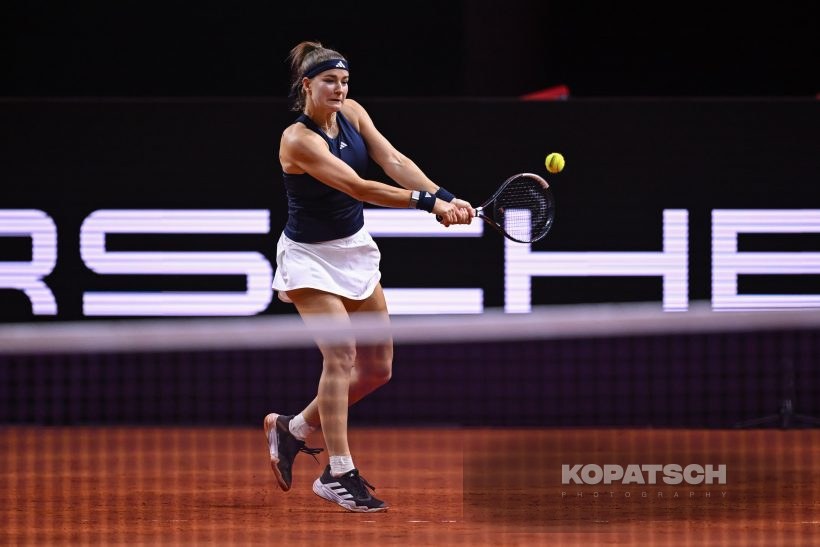 during the Women’s Singles second round — 2026 Stuttgart PTGP