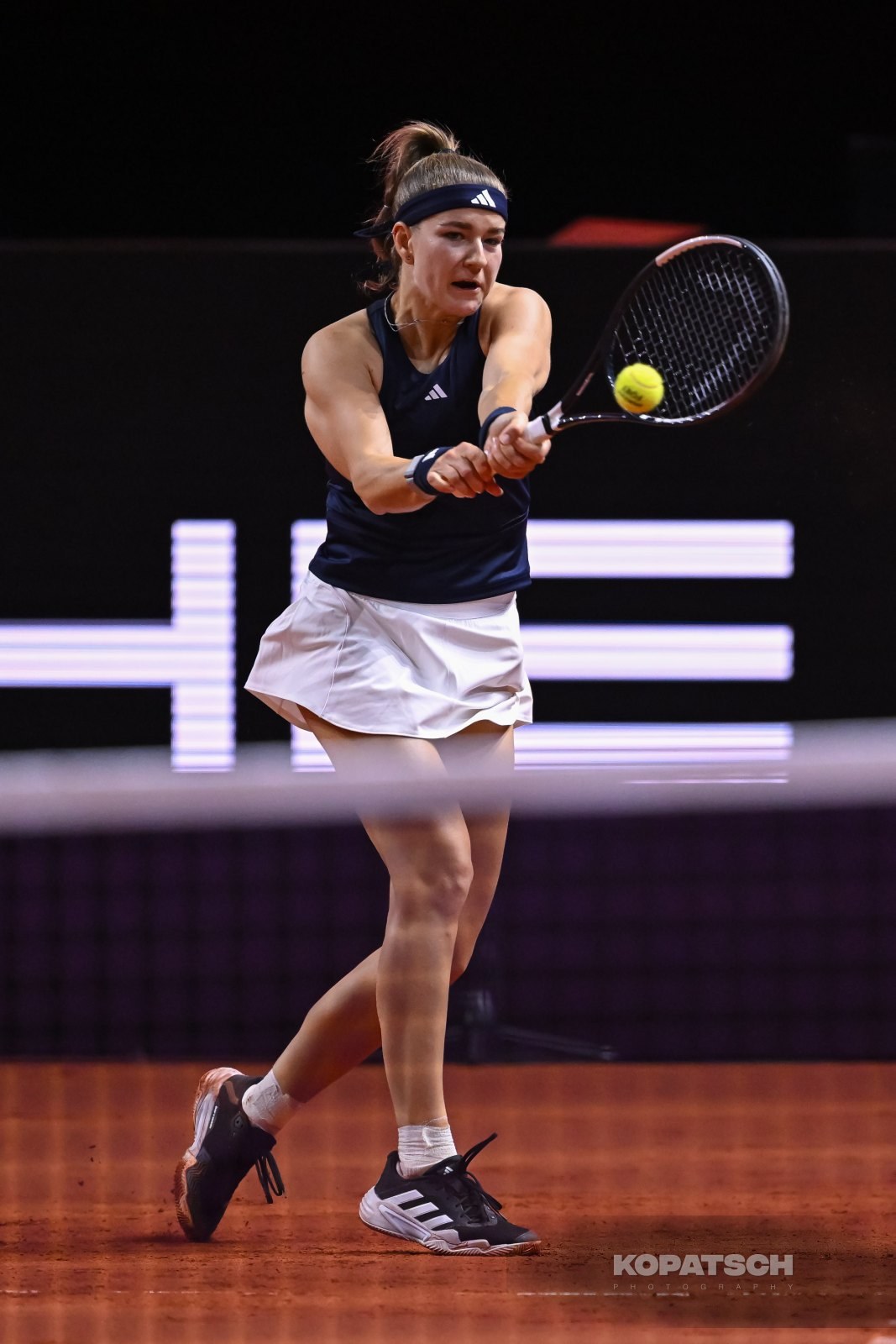 during the Women’s Singles second round — 2026 Stuttgart PTGP