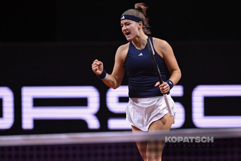 during the Women’s Singles second round — 2026 Stuttgart PTGP