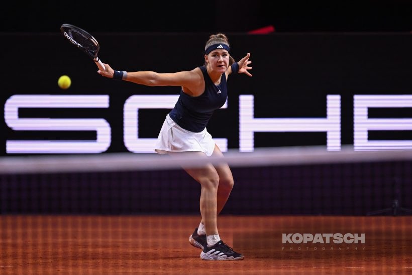during the Women’s Singles second round — 2026 Stuttgart PTGP