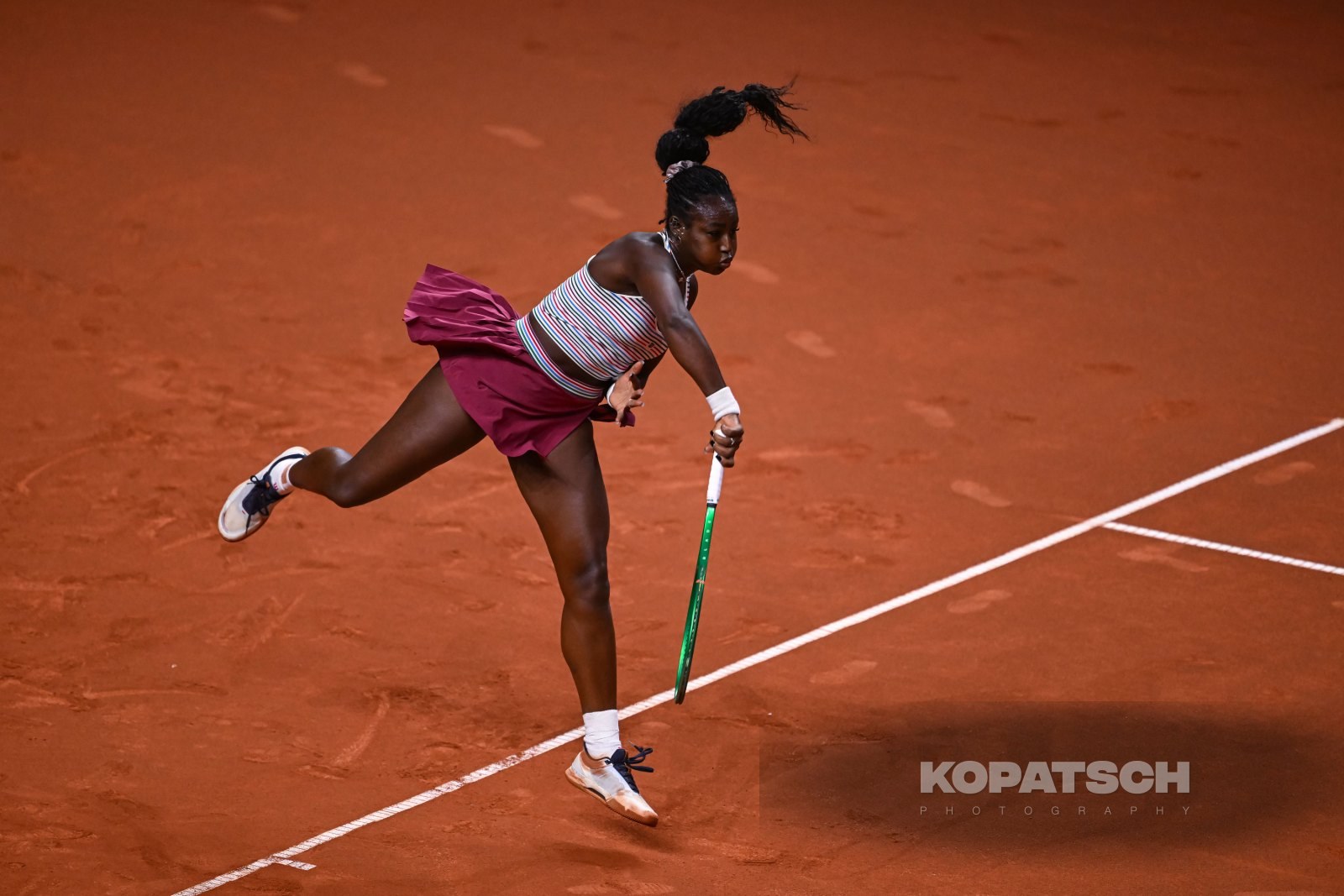 during the Women’s Singles second round match — 2026 Stuttgart PTGP