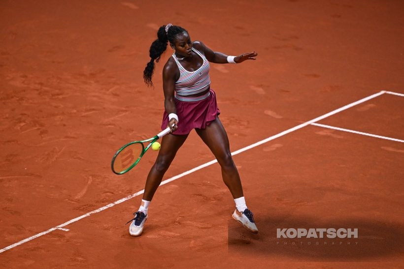 during the Women’s Singles second round match — 2026 Stuttgart PTGP