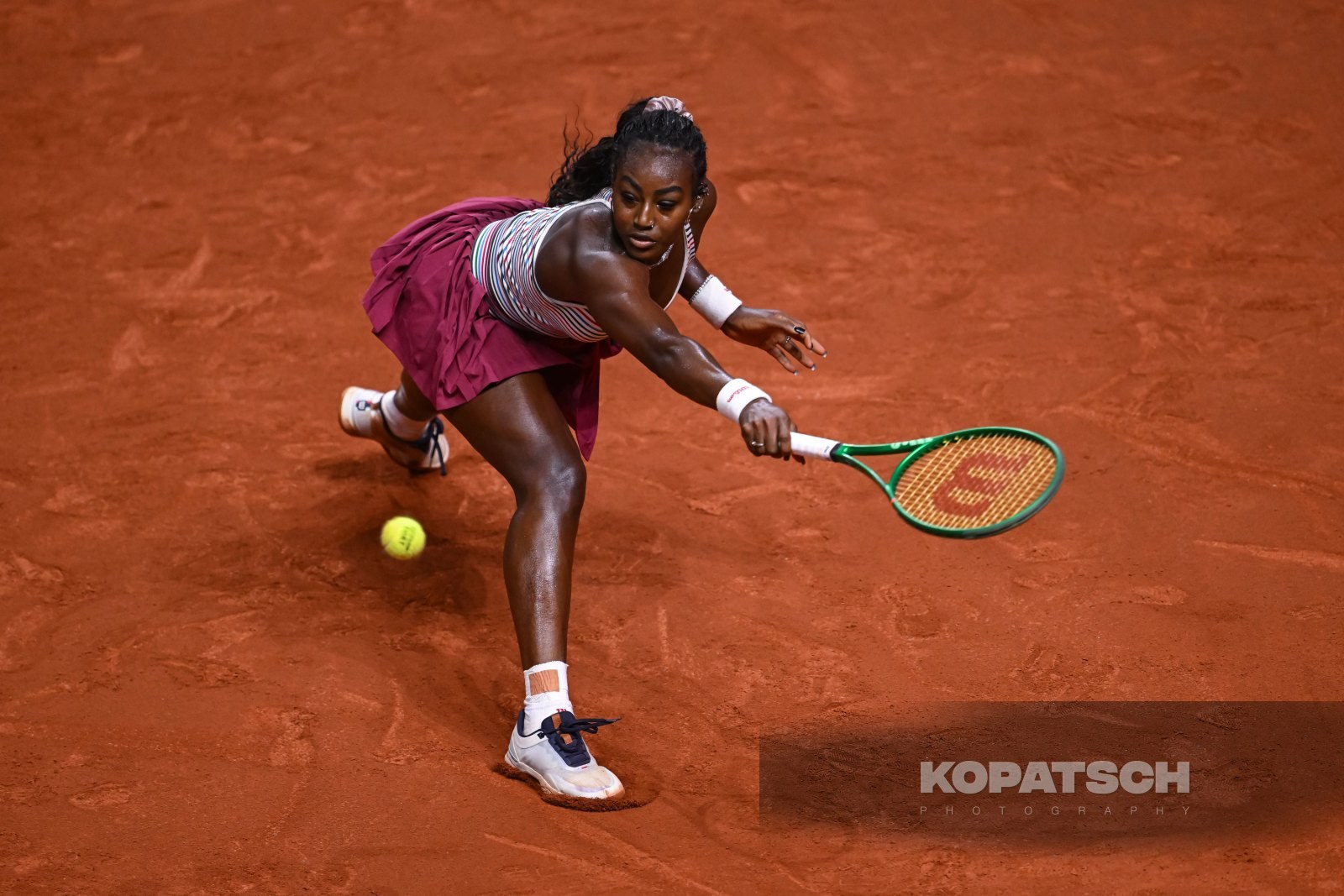 during the Women’s Singles second round match — 2026 Stuttgart PTGP