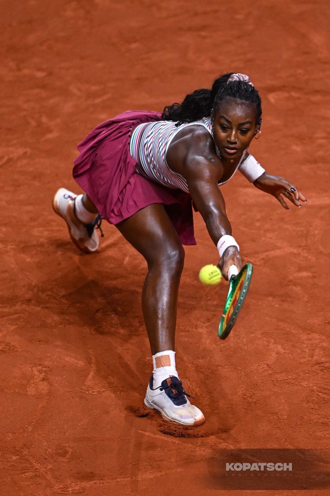 during the Women’s Singles second round match — 2026 Stuttgart PTGP