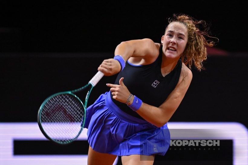 during the Women’s Singles second round match — 2026 Stuttgart PTGP