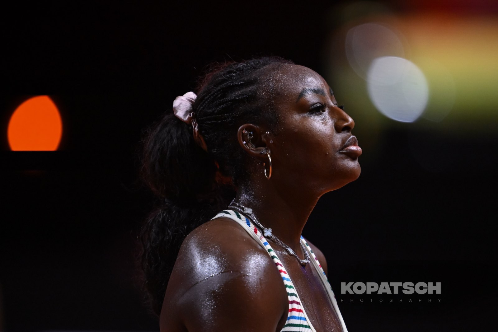 during the Women’s Singles second round match — 2026 Stuttgart PTGP