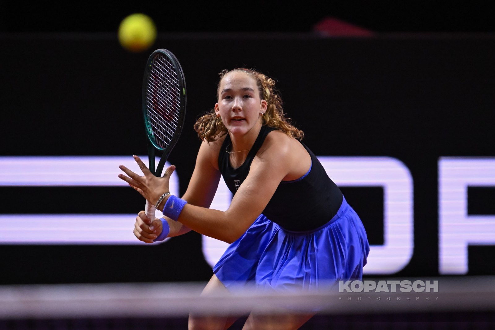 during the Women’s Singles second round match — 2026 Stuttgart PTGP