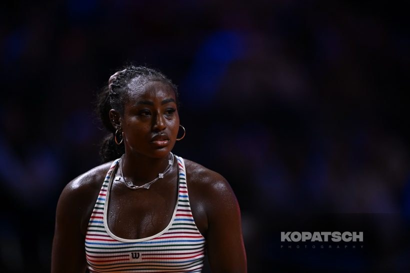 during the Women’s Singles second round match — 2026 Stuttgart PTGP