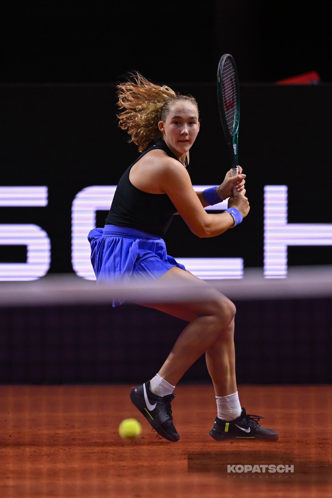 during the Women’s Singles second round match — 2026 Stuttgart PTGP