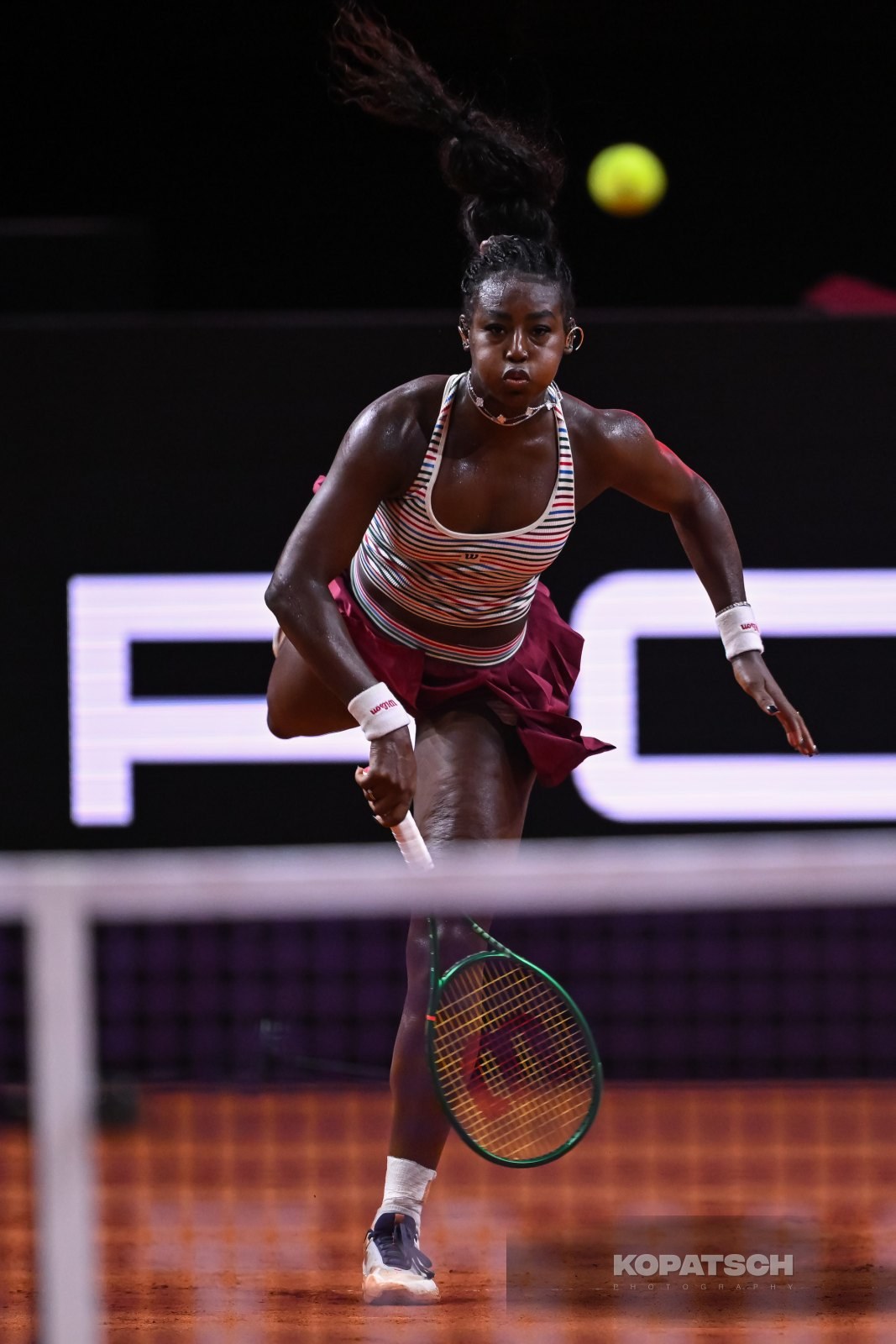 during the Women’s Singles second round match — 2026 Stuttgart PTGP