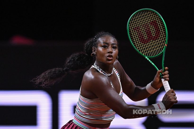 during the Women’s Singles second round match — 2026 Stuttgart PTGP