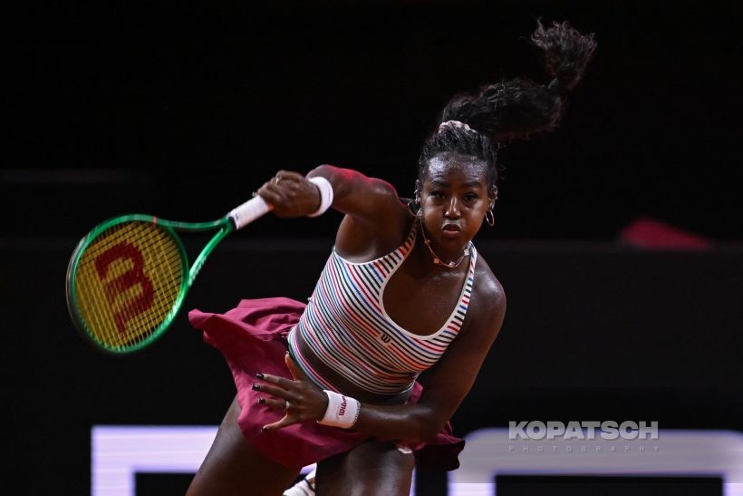 during the Women’s Singles second round match — 2026 Stuttgart PTGP
