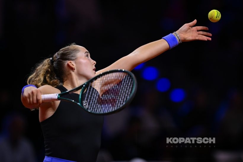 during the Women’s Singles second round match — 2026 Stuttgart PTGP