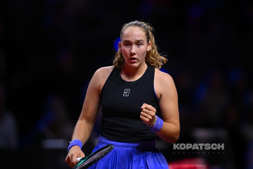 during the Women’s Singles second round match — 2026 Stuttgart PTGP