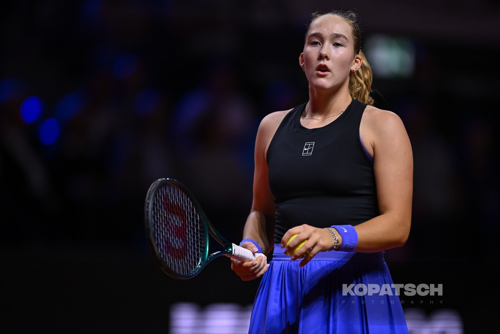 during the Women’s Singles second round match — 2026 Stuttgart PTGP
