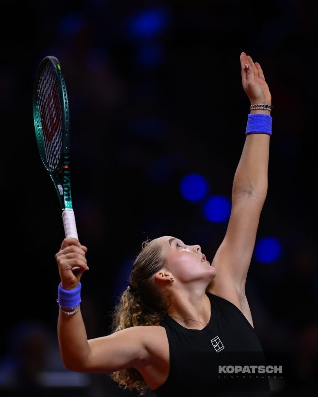during the Women’s Singles second round match — 2026 Stuttgart PTGP