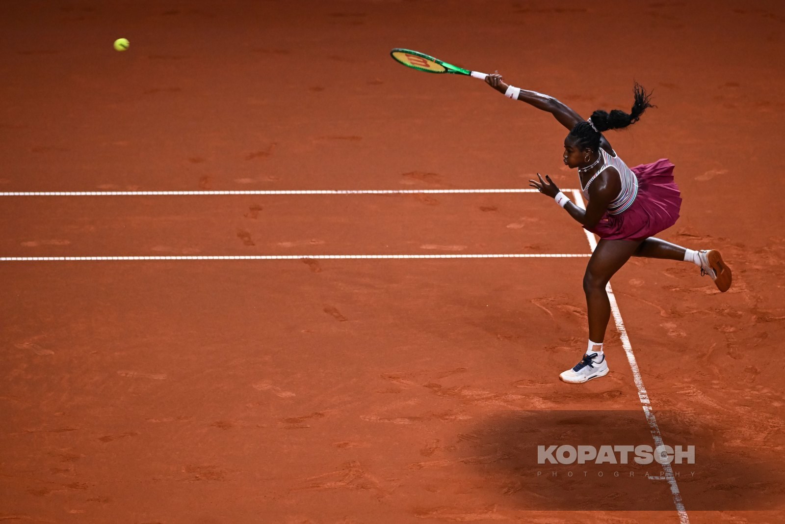 during the Women’s Singles second round match — 2026 Stuttgart PTGP