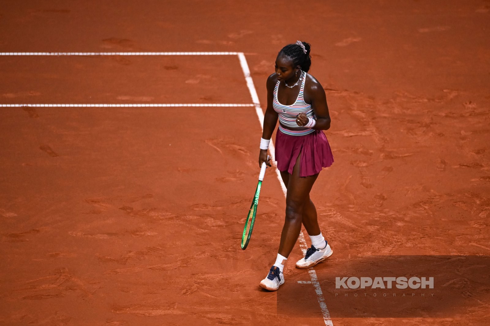 during the Women’s Singles second round match — 2026 Stuttgart PTGP