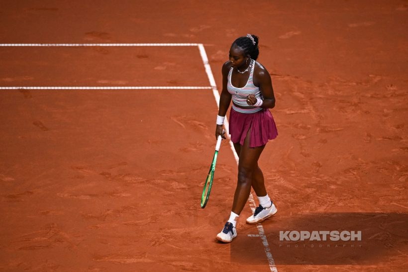 during the Women’s Singles second round match — 2026 Stuttgart PTGP