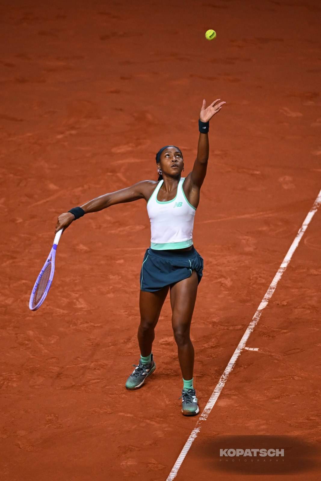 during the Women’s Singles second round match — 2026 Stuttgart PTGP
