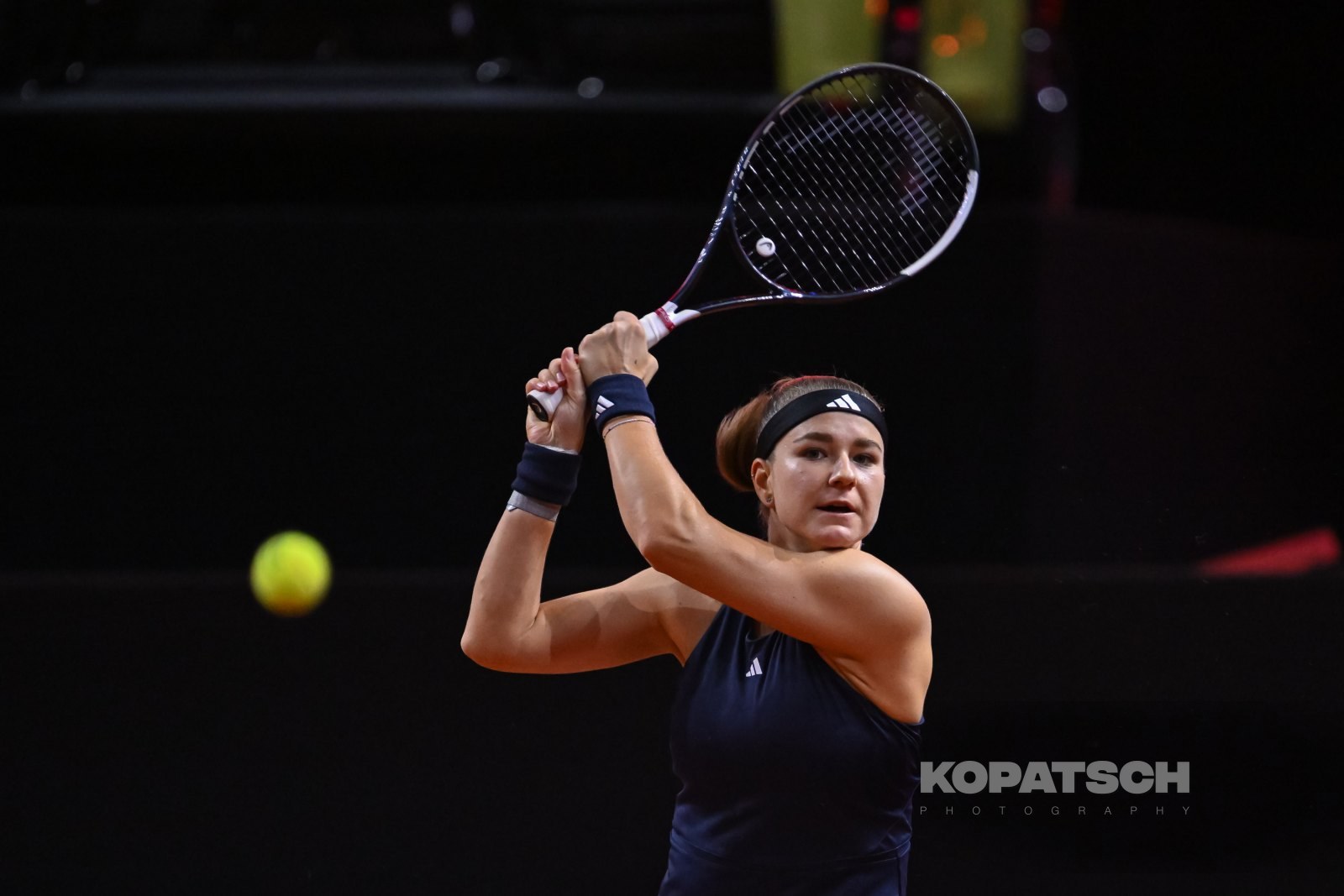during the Women’s Singles quarterfinal — 2026 Stuttgart PTGP