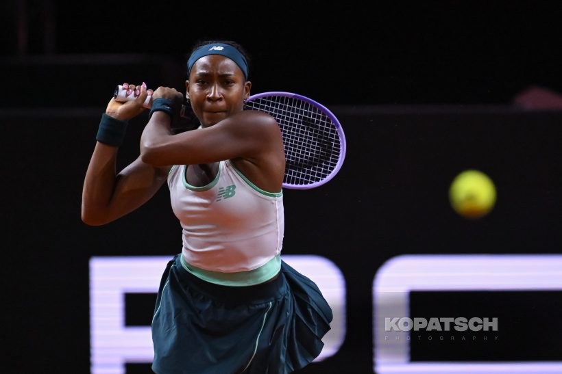 during the Women’s Singles quarterfinal — 2026 Stuttgart PTGP