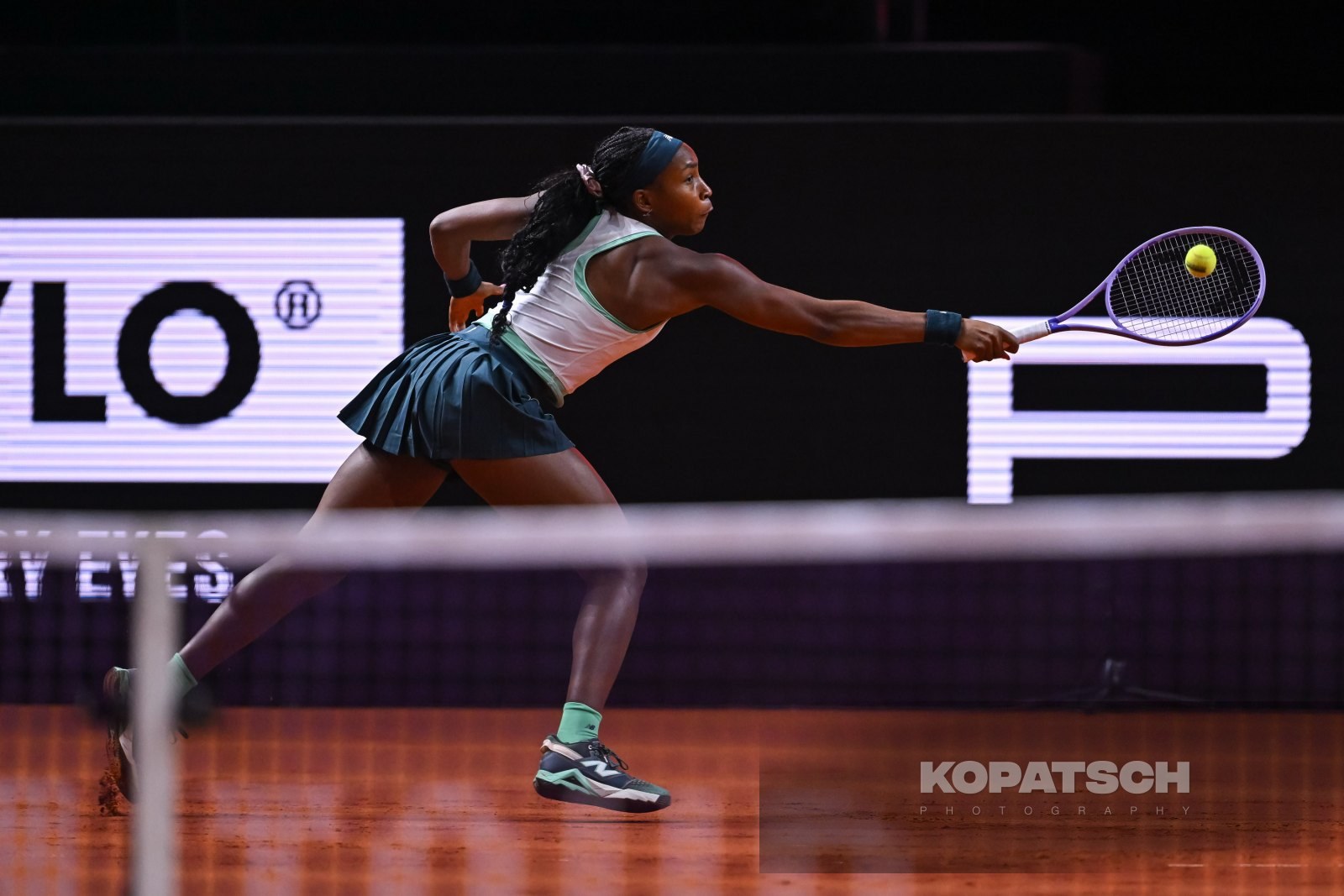 during the Women’s Singles quarterfinal — 2026 Stuttgart PTGP