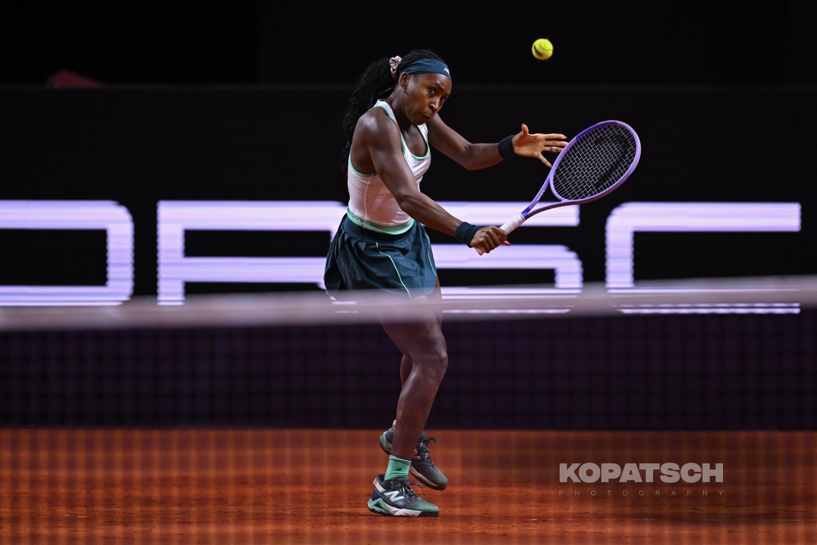 during the Women’s Singles quarterfinal — 2026 Stuttgart PTGP