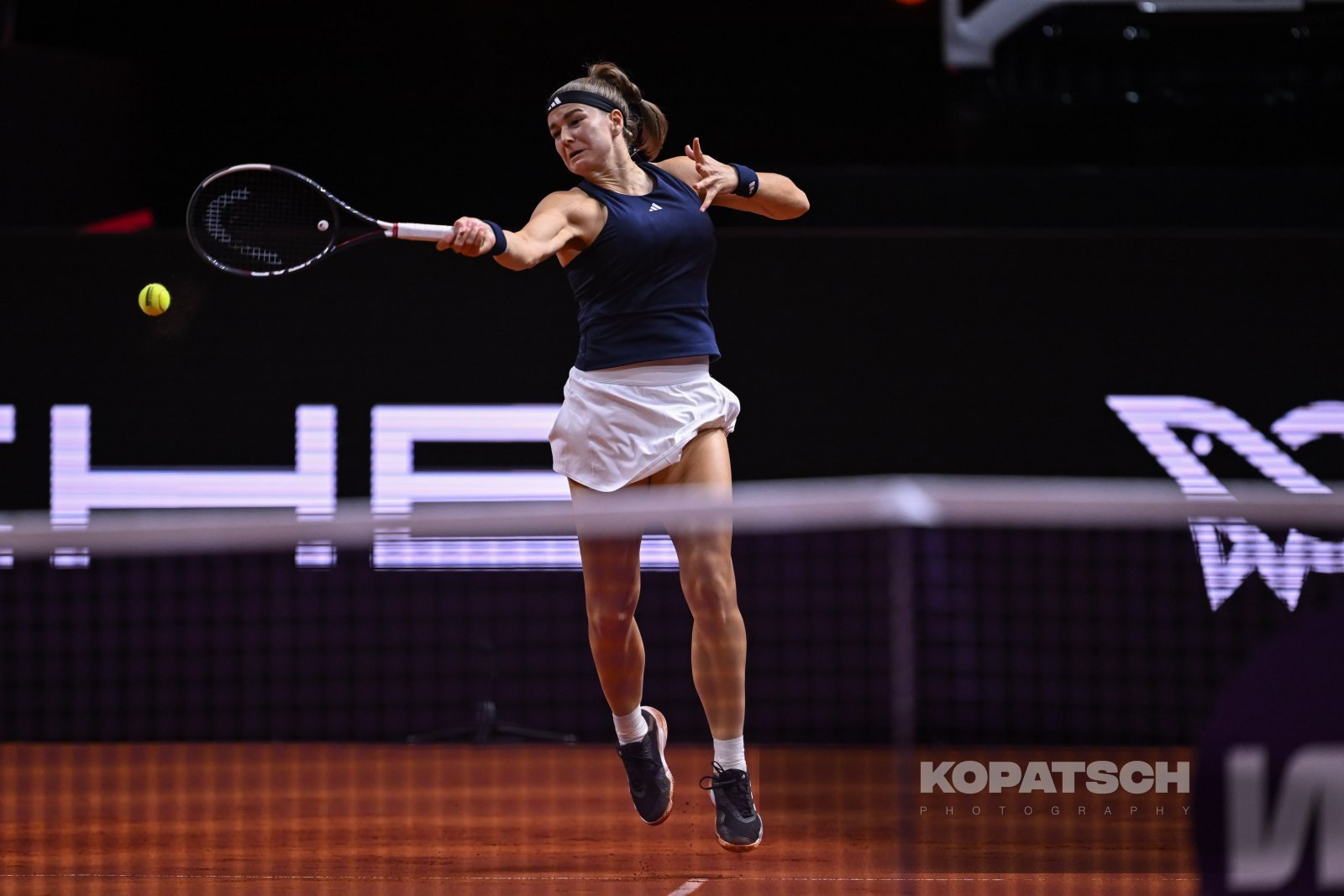 during the Women’s Singles quarterfinal — 2026 Stuttgart PTGP