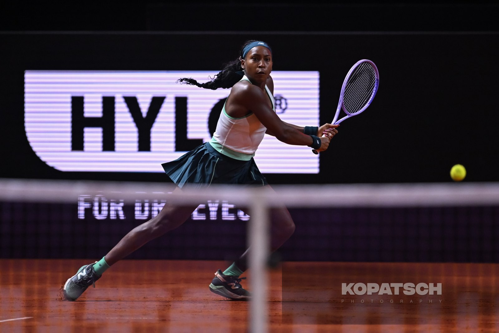 during the Women’s Singles quarterfinal — 2026 Stuttgart PTGP
