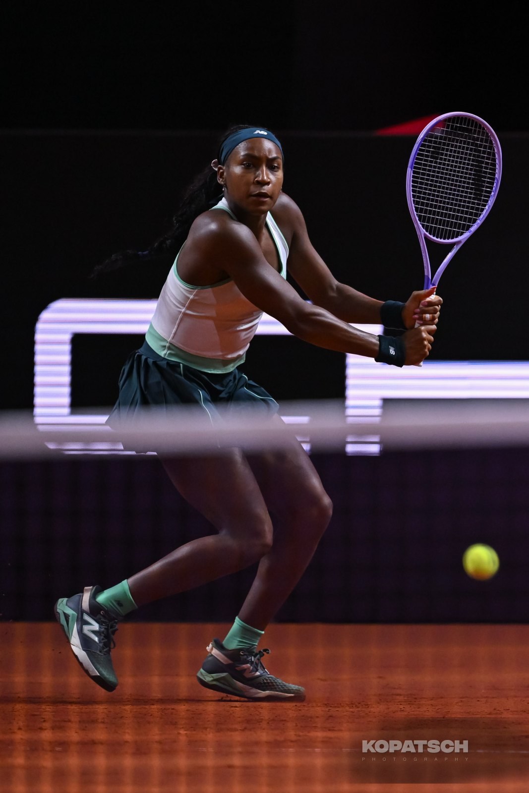 during the Women’s Singles quarterfinal — 2026 Stuttgart PTGP