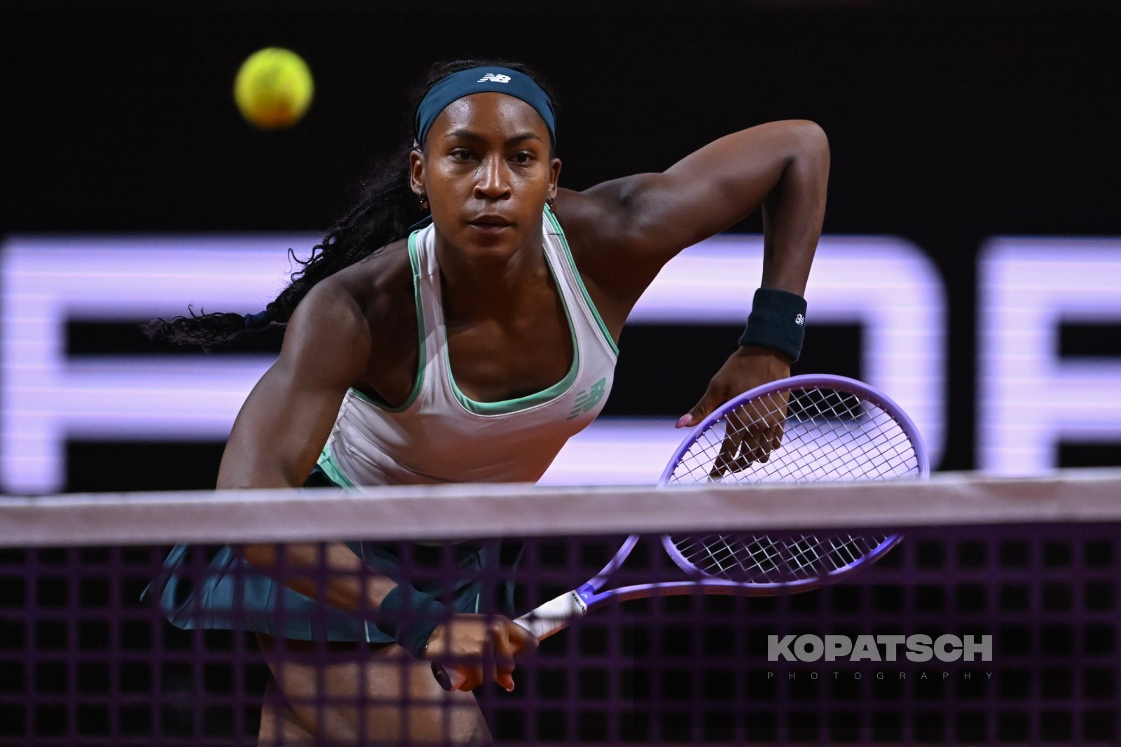 during the Women’s Singles quarterfinal — 2026 Stuttgart PTGP