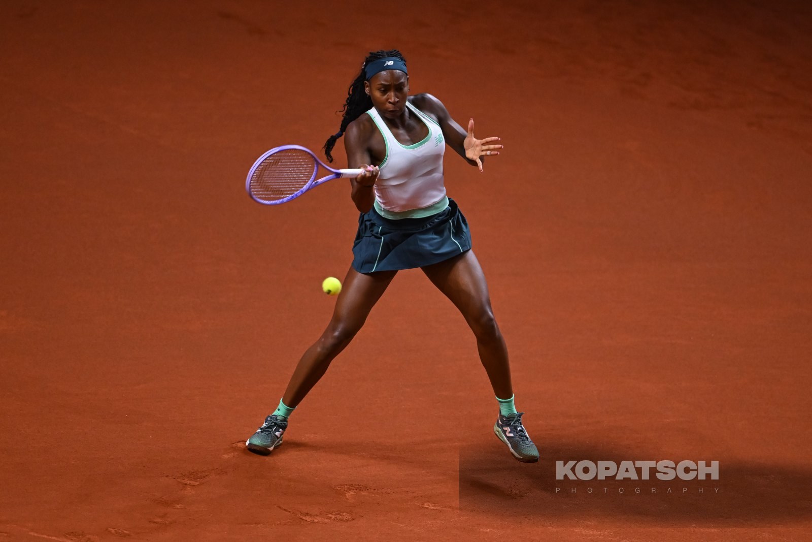 during the Women’s Singles quarterfinal — 2026 Stuttgart PTGP